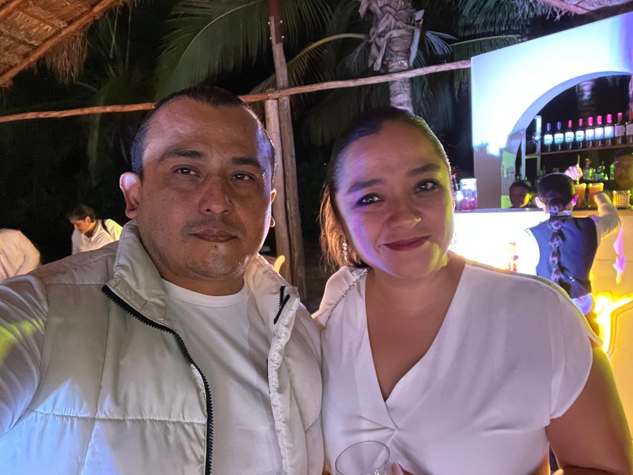 Founders of Safari Feast Producciones at a Riviera Maya event