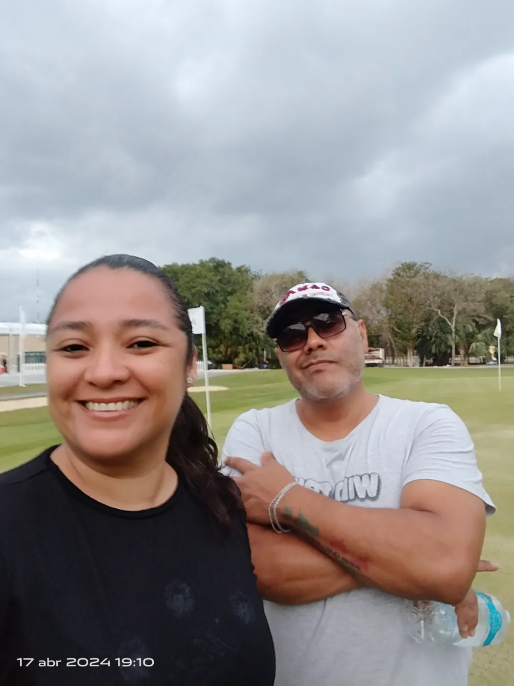 Site walk on the golf course before an activation
