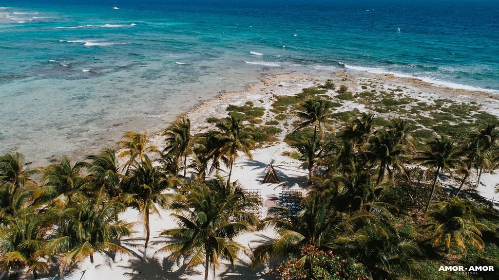 Beachfront ceremony venue in the Riviera Maya